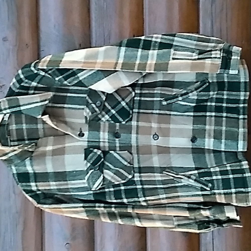 L.L. Bean Vintage WOOL Maine Guide Shirt Jacket Plaid SHACKET UNISEX